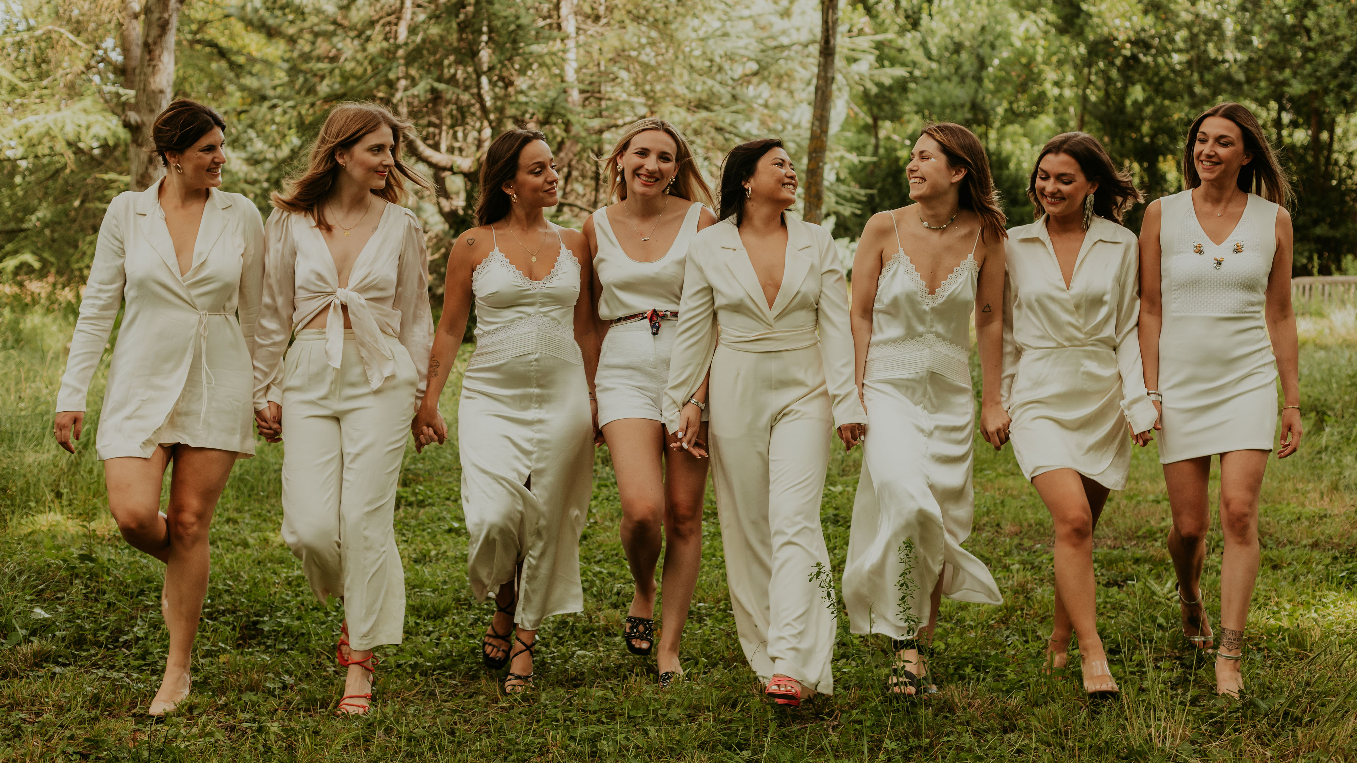 Photo de couverture du shooting evjf white party